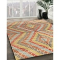 thumbnail image 2 of Ahgly Company Indoor Rectangle Abstract Chocolate Brown Abstract Area Rugs, 7' x 10', 2 of 6