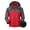 Red, variant on Mens Fleece Lined Puffer Jackets Zip Up Detachable Hood Hiking Jacket Thermal Windproof Daily Outdoor Activity Hiking Climbing Camping Skiing Lounge Outfits