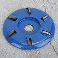 thumbnail image 2 of Wood Carving Disc Steel 6?Teeth Milling Cutter Woodworking Tool Angle Grinder Accessories Arc Blade, 2 of 5