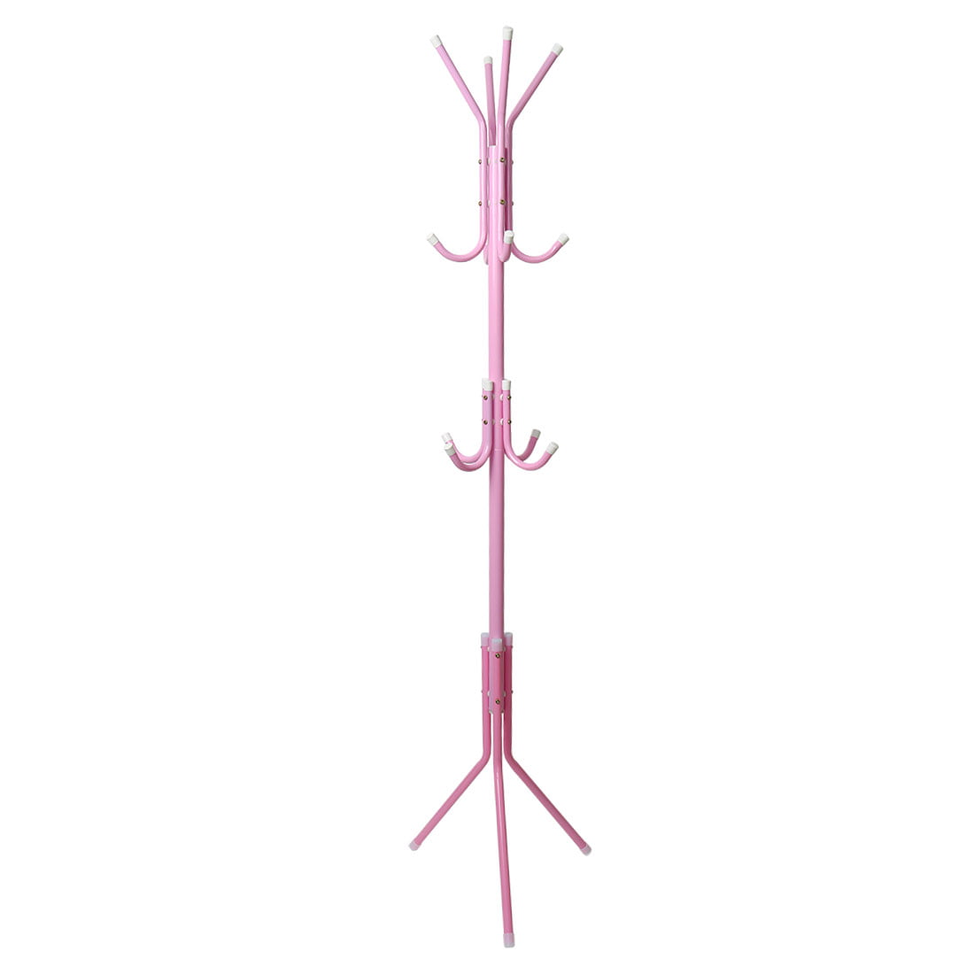 Brand New Pink & Blue Metal Coat Stand with Six Hooks Hat Stand 