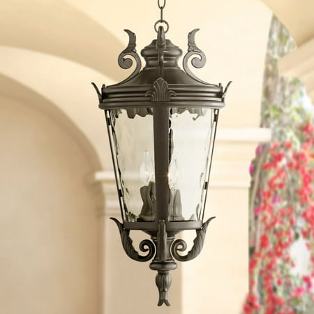 John Timberland Traditional Outdoor Ceiling Light Hanging Black Traditional Outdoor Ceiling Light