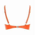 thumbnail image 7 of Womens Bikini Tops Adjustable Wide Straps Swimsuits Twist Front V Neck Bikini Top Bathing Suit Tops Only(Orange,S), 7 of 7