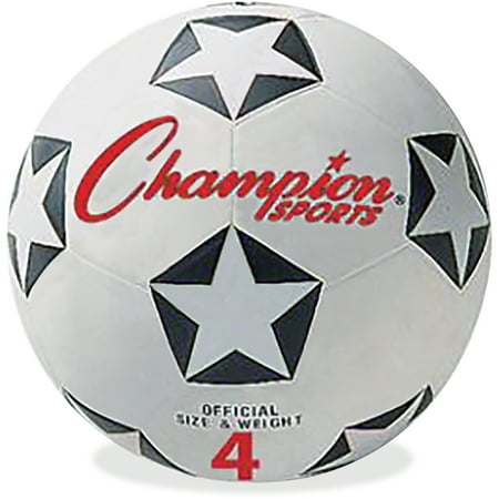Adidas Champions League Ball - Champion Sport, CSISRB4, s Size 4 Soccer Ball, 1 Each, White,Black,Red