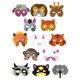 thumbnail image 1 of 13pcs Felt Animal Masks For Jungle Birthday Party Favors, 1 of 5