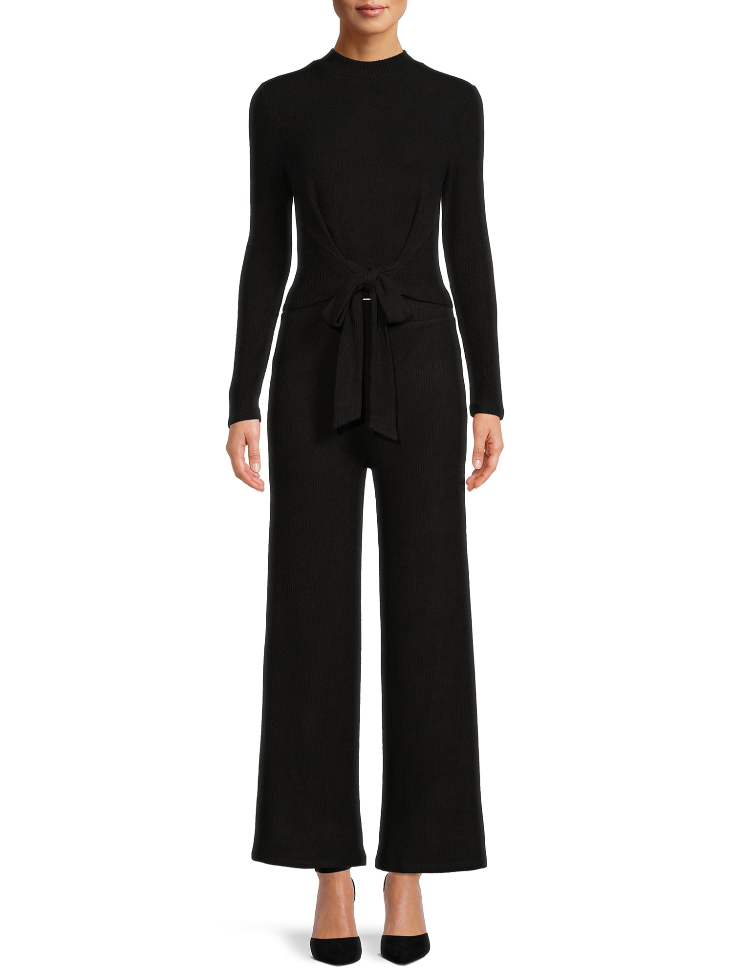 no boundaries mock neck tee