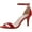 Medium Red, variant on Womens Madia Microsuede Ankle Strap Heels