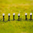 thumbnail image 5 of Tira De 30 Focos Led Solares Para Jardín Exteriores 8 Modos Negro, 5 of 5