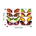 thumbnail image 3 of BNNG Halloween Luminous Sticker, Peeping Eyes Halloween Glow in The Dark Decal for Halloween Home Wall Window Decoration, Spooky Eyes Window Clings for Halloween Party Supplies, 3 of 3