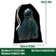 thumbnail image 3 of Monstruo de las Galletas Bolsa de regalo con cierre de cinta navideño para decoración de Navidad,39cm×30 cm., 3 of 6