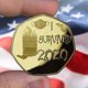 thumbnail image 3 of 2 Pcs 'I Survived 2020' Lucky Coin Survivor Commemorative Coins,Gold/Silver Plated Commemorative Coin Collectors,Lucky Survival I am Still Alive 2020, 3 of 3