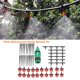 thumbnail image 2 of Kit de sistema de microirrigación para invernadero de césped y jardín, aspersor con boquilla para manguera de riego para plantas (15m), 2 of 8