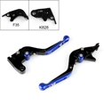 thumbnail image 1 of Adjustable Folding Extendable Brake Clutch Levers For Kawasaki ZX636R/ZX6RR Red, 1 of 1