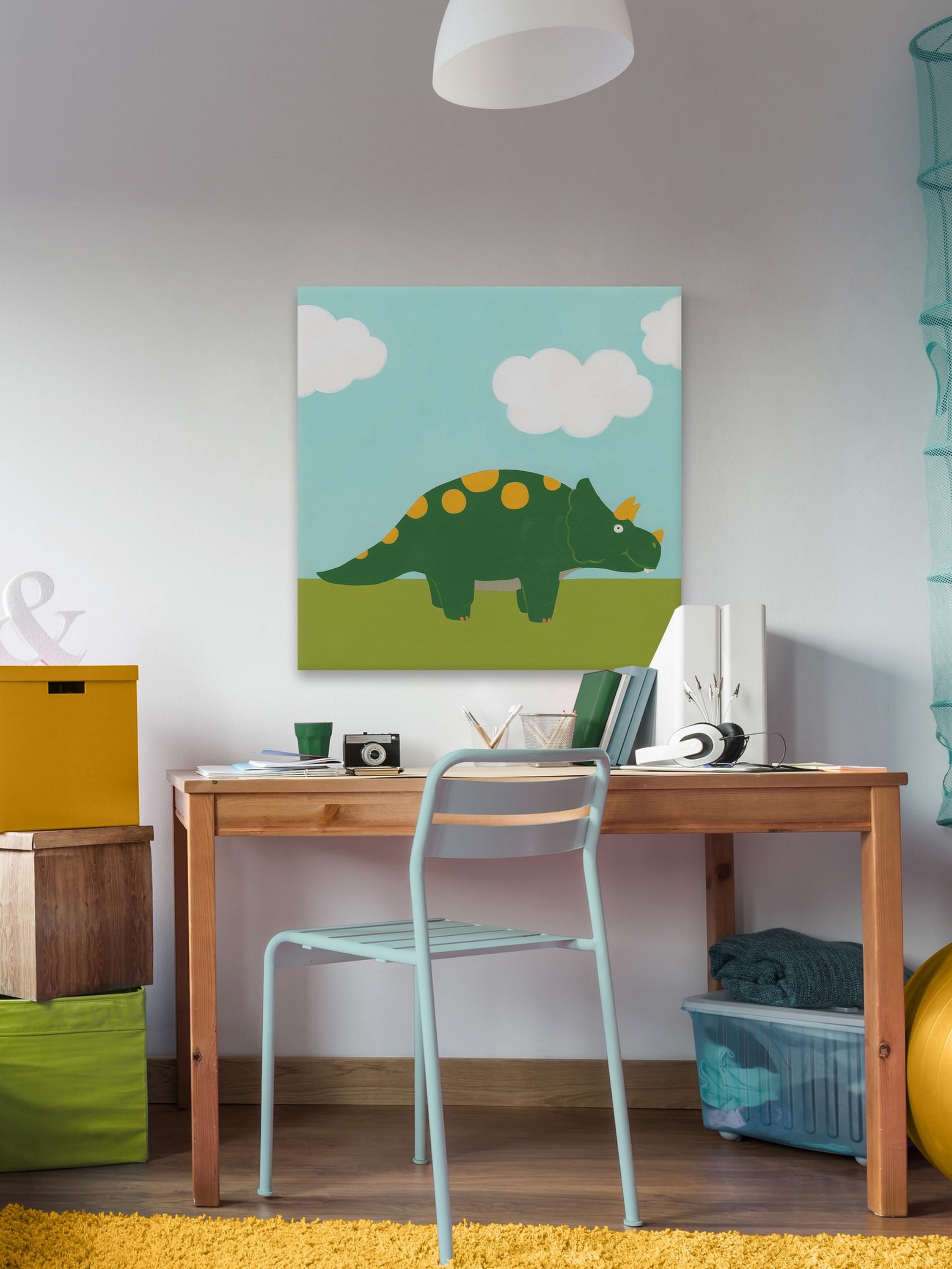 Marmont Hill Playtime Dino IV Canvas Wall Art
