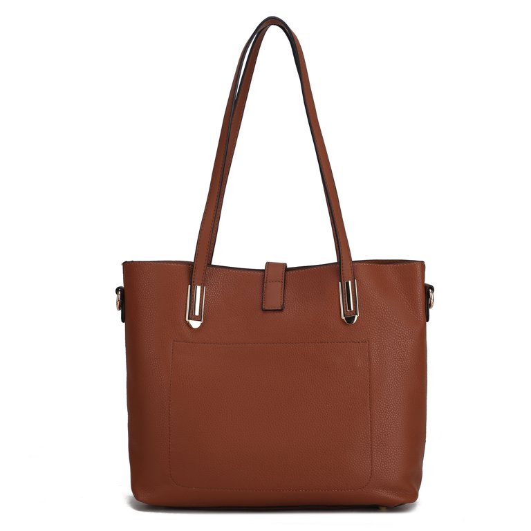 MKF Collection Valencia Shoulder Bag For Women | Vegan Leather Crossbody Purse With Adjustable Strap