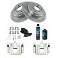 thumbnail image 2 of TRQ Rear Ceramic Disc Brake Pads & Rotor Kit w/ Fluids for 2009-2015 Honda Pilot BKA19196, 2 of 6