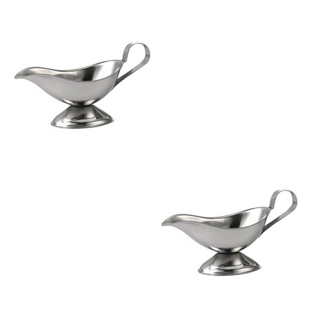 Billuyoard Botes de salsa Contenedor de condimentos de acero inoxidable de condimento Salsa Vinagre Cocina Jugo Café Hogar Comedor Type3 NO3 Billuyoard CBP105373