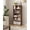 Dark Brown, variant on 23.6 - inch wide 5 - tier open bookshelf. Features adjustable storage shelves and is a floor - standing unit.