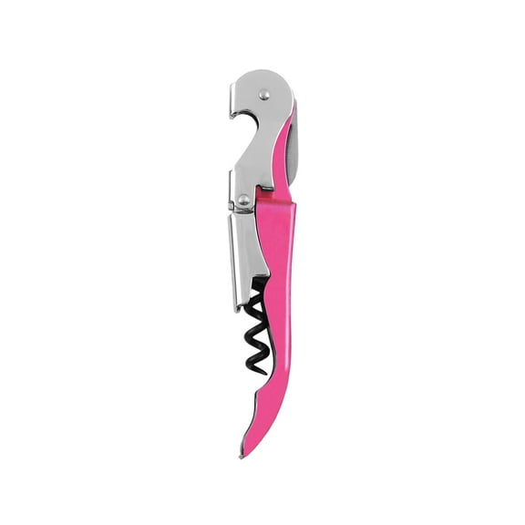 True Truetap Waiter's Corkscrew, Wine Opener with Foil Cutter, Pink
