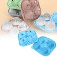 thumbnail image 2 of TIELUTT Ensemble de Couvertures en Silicone Rose 4 Compartiments Qualité Alimentaire Rond 6.8CM Facile à / Glace //Dessert Feuille de Caoutchouc Silicone pour Moulage en Résine Tapis en Silicone pour Artisanat Support de Gobelet pour Bijoux en Résine, 2 of 6