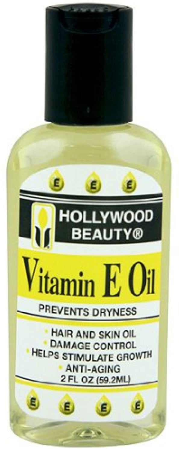 Hollywood Beauty Vitamin E Oil Hair Skin Treatment 2 Oz Pack