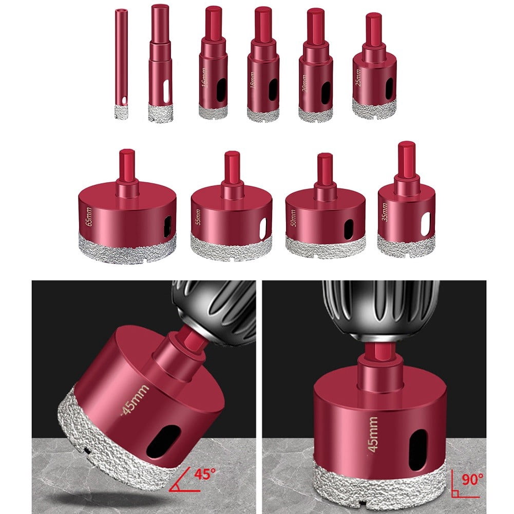 6-65mm dry/wet drill Bit Opener For Marble Granite Glass Tile Concrete