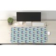 thumbnail image 2 of Geometric Computer Mouse Pad, Abstract Colorful Repetition with Modernistic Motifs Graphic, Rectangle Non-Slip Rubber Mousepad X-Large, 35" x 15" Gaming Size, Pale Seafoam Multicolor, by Ambesonne, 2 of 2