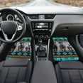 thumbnail image 3 of Renewold Car Floor Mats 4 Pack Universal Fit Front & Rear Rubber Auto Rugs Full Set, Car Interior Decoration for SUV Van Truck Sedan, Southwest American Tribal Horse Gray, 3 of 7