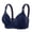 Dark Blue, variant on Telankuip Front Closure Bras for Women Wireless Push up Supportive Front Hook Bras Lightweight Thin Cup Breathable Comfortable Bralettes Fashion Lift Full Coverage Bras 46