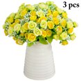 thumbnail image 1 of 3 Bunches Artificial Rose Elegant Simulated Flowers Fake Roses for Party Decor, 1 of 7