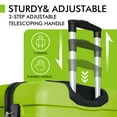 thumbnail image 2 of Luggage PC ABS Lightweight Suitcase with Wheels TSA Lock Hardshell Checked-Large Luggage 30 inch AppleGreen, 2 of 7