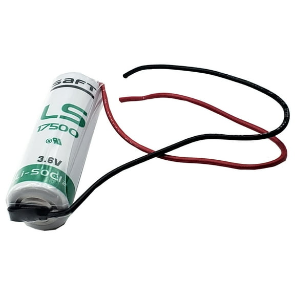 SAFT LS17500 W WIRE 3.6V Lithium Thionyl Chloride Battery