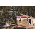 thumbnail image 2 of Picnic Time Canasta Grande-Natural Flat Lid Basket Willow Red Check Lid, 2 of 5