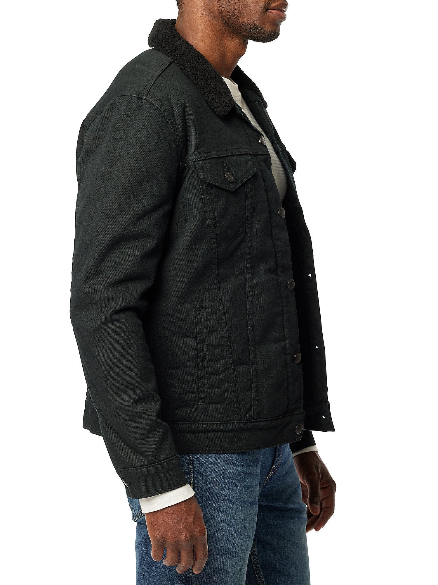 Levi Strauss Signature Men's Faux Shearling Trucker Jacket