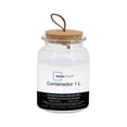 thumbnail image 4 of Canister Mainstays Vidrio Tapa de Corcho y Fibra de Mimbre 1 litro, 4 of 4