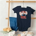 thumbnail image 4 of Popeye The Sailor Man USA Muscle Romper Boys or Girls Infant Baby Brisco Brands 12M, 4 of 6