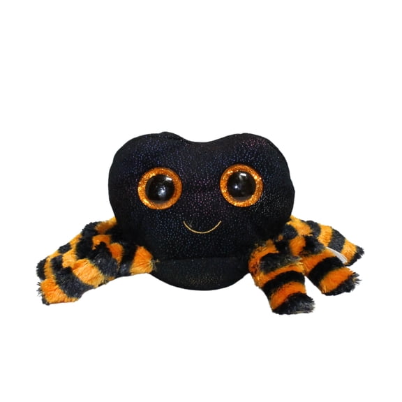 Ty Beanie Boos - Cobb the Halloween Spider  – Glitter Eyes  - Stuffed Animal