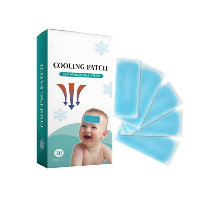 Liquidation! Awwp Blanc 10X Patch de Glace Rafraîchissant d'Été Patch de Glace Chaude d'Été Patch Portable d'Entraînement de Compression du Front Frais d'Été Patch de Glace Chaude d'Été Frais d'Été