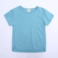 thumbnail image 3 of Esaierr Kids Cotton T-Shirts,Baby Summer Short Sleeve Solid Crewneck Tees Toddler Fashion Tees, 3 of 4