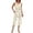 R178-Beige, variant on Women Pajamas Sets Soft Sleepwear Printed Sleeveless Tank Tops And Capri Pants With Pocket Loungewear Set Summer Pajama Sets Soft Comfy Pajama Set