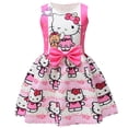 thumbnail image 3 of Ropa de dibujos animados para niñas, bonito vestido de Hello Kitty, vestido de princesa Kawaii para niñas, vestidos de fiesta de cumpleaños y Navidad, 3 of 4