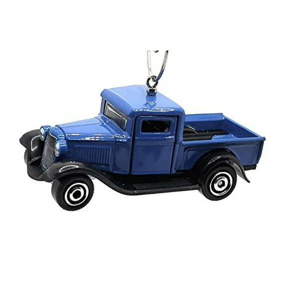 Christmas Ornament for 1932 Ford Pickup Truck Blue