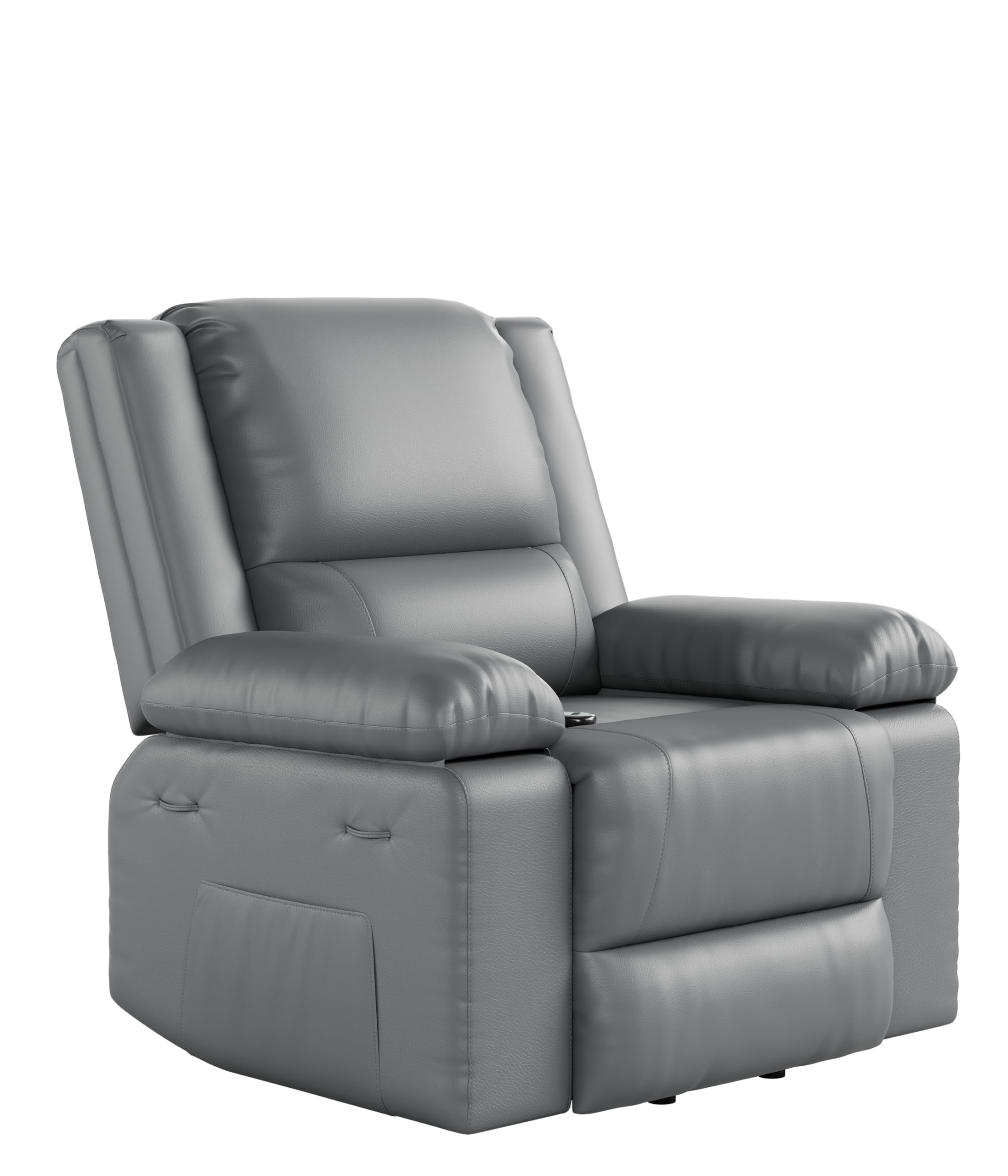 Towallmark Massage Chair Full Body,Leather Power Lift Recliner w/Massage and Heat for Elderly, Recliner Chairs with Pockets for Living Room