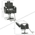 thumbnail image 6 of BarberPub Classic Barber Chair Reclining for Hair Stylist Spa Salon Styling Beauty Equipment 9180, 6 of 8