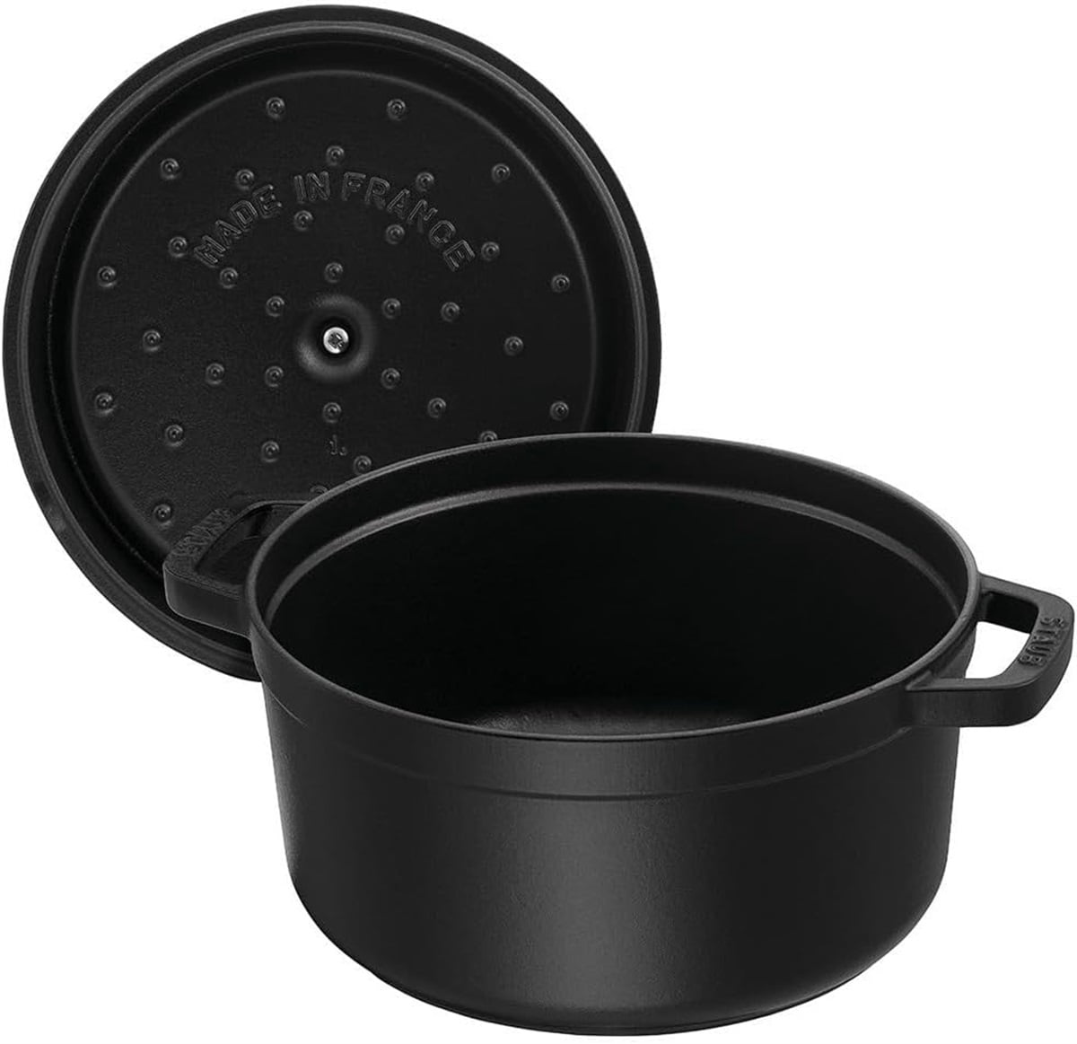 Staub◇鍋/20cm/2.2L Staub com: STAUB 2.2L, Black Graphite
