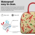 thumbnail image 3 of Lunch Bag Lunch Box for Women Reusable Insulated Lunch Bags,Water-Resistant Animal Red Lobster Cool Cooler Lunch Tote Bag, Large Capacity for Work Travel Picnic, 3 of 6