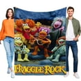 thumbnail image 1 of Fraggle Rock anti-pilling, suave, ligera, esponjosa y acogedora de lujo para hogar y cocina – Perfecta para niños y adultos,110X70cm, 1 of 6
