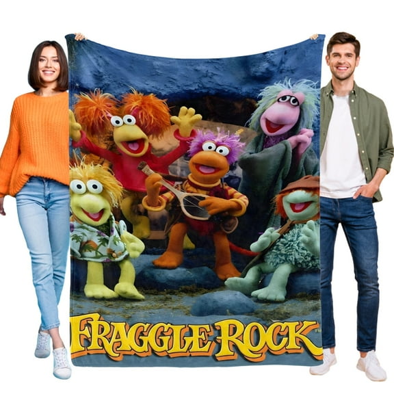Fraggle Rock-Anti-Pilling Flannel Blanket Soft Lightweight Plush Fuzzy Cozy Luxury Blanket for Home and Kitchen Use-Perfect for Kids and Adults30"X40"