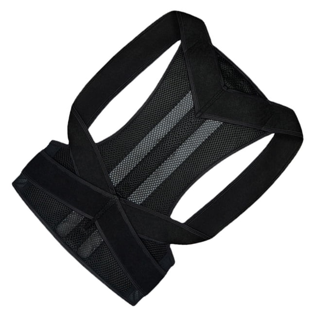 Advancent Cinturón de soporte para la espalda Corrector de postura Clavícula Cintura Brace Shaping Tool Correa Chaleco Oficina Deporte para Ropa Deportiva, Zapatos XXL