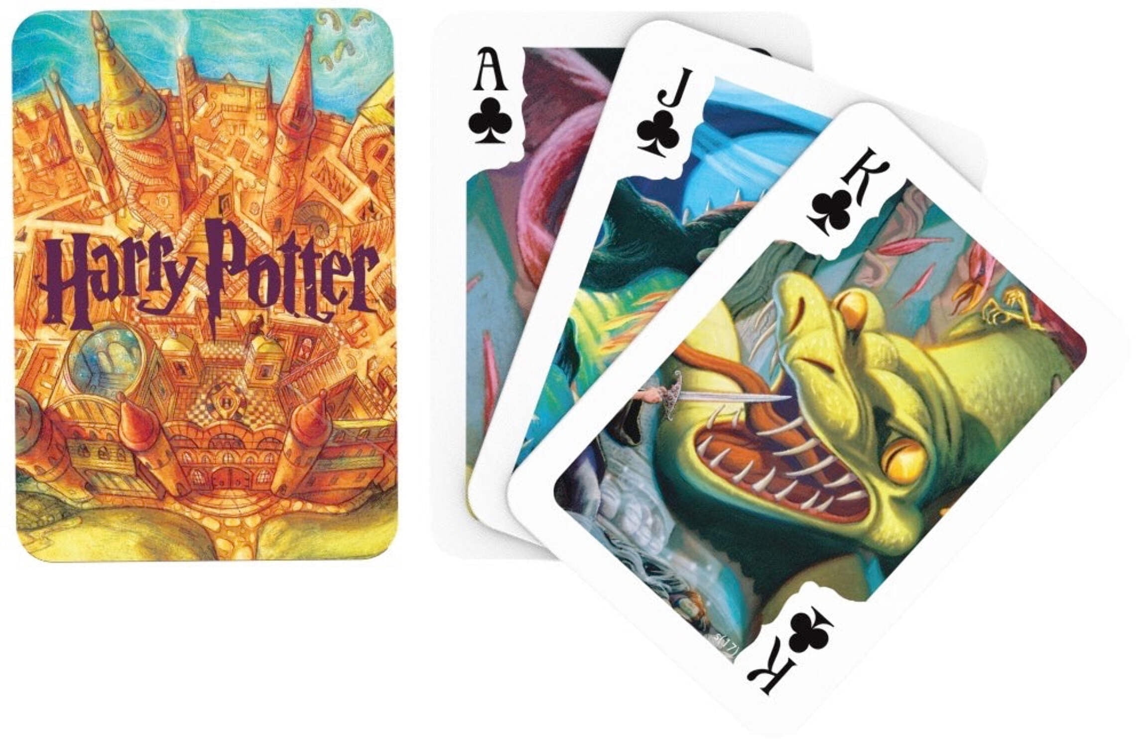 New York Puzzle Company Harry Potter Beasts Playing Cards Single Standard Deck