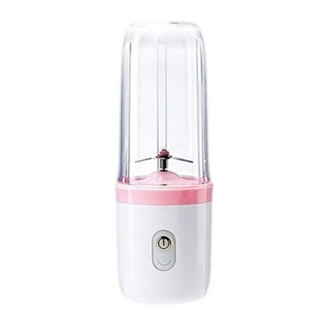 

USB Small Mini Portable Single Individual Fruit Juicer Mixer Rechargeable Electric Juicer Pink
